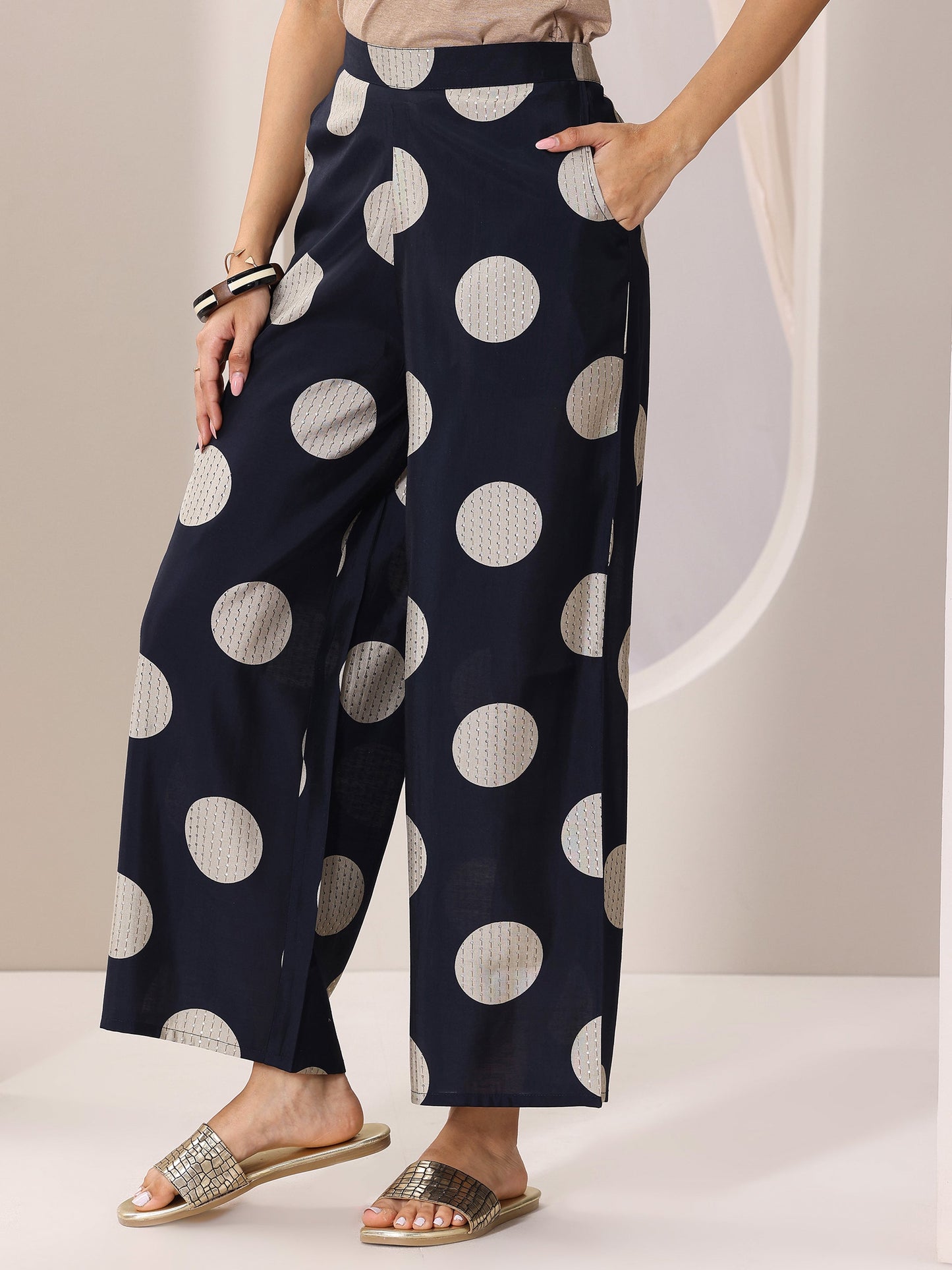 Blue Printed Rayon Co-Ord Sets