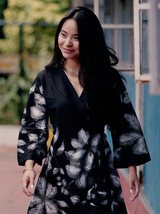 Black Printed Cotton Co-Ord Sets