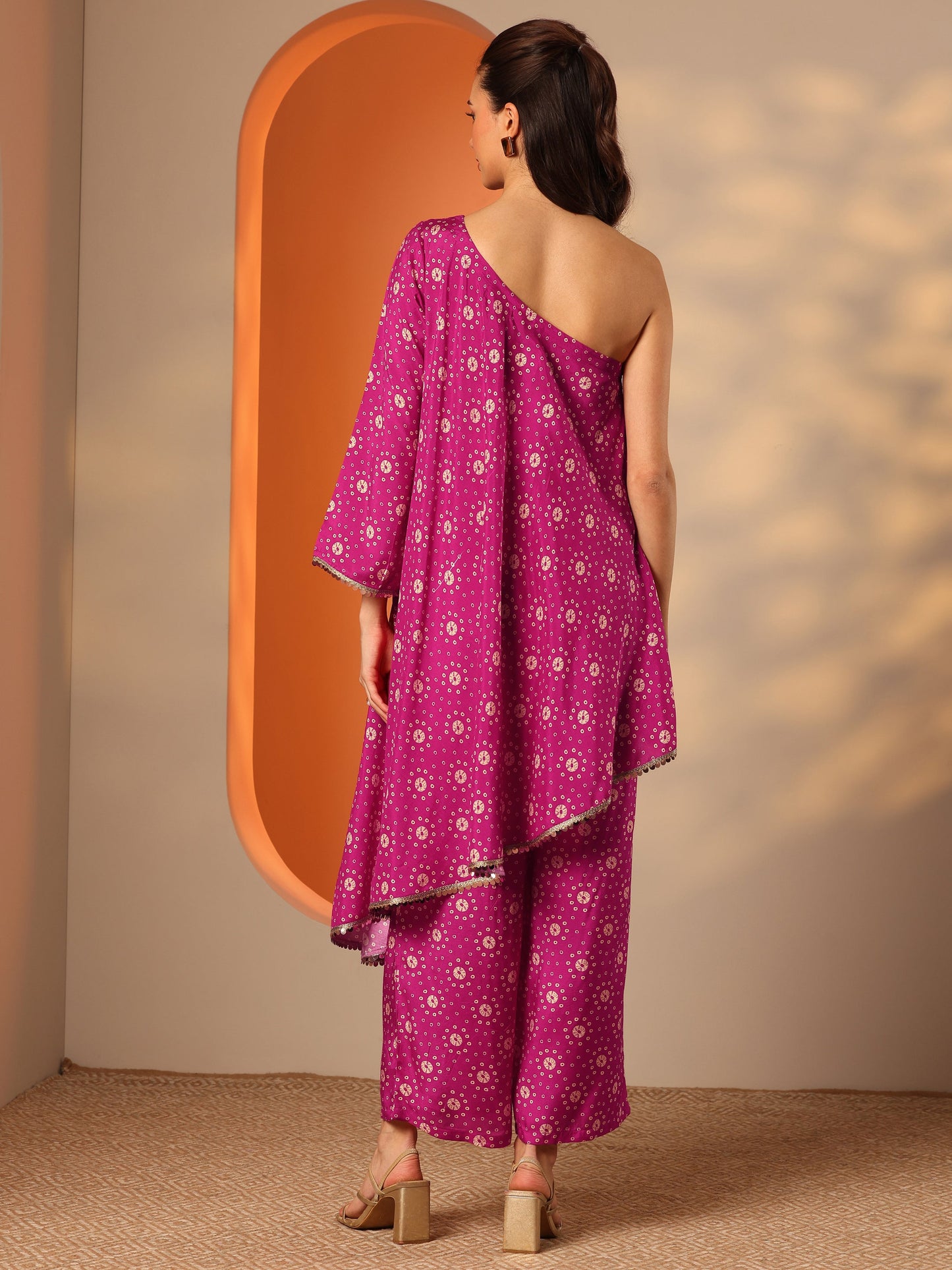 Pink Printed Rayon Co-Ord Sets