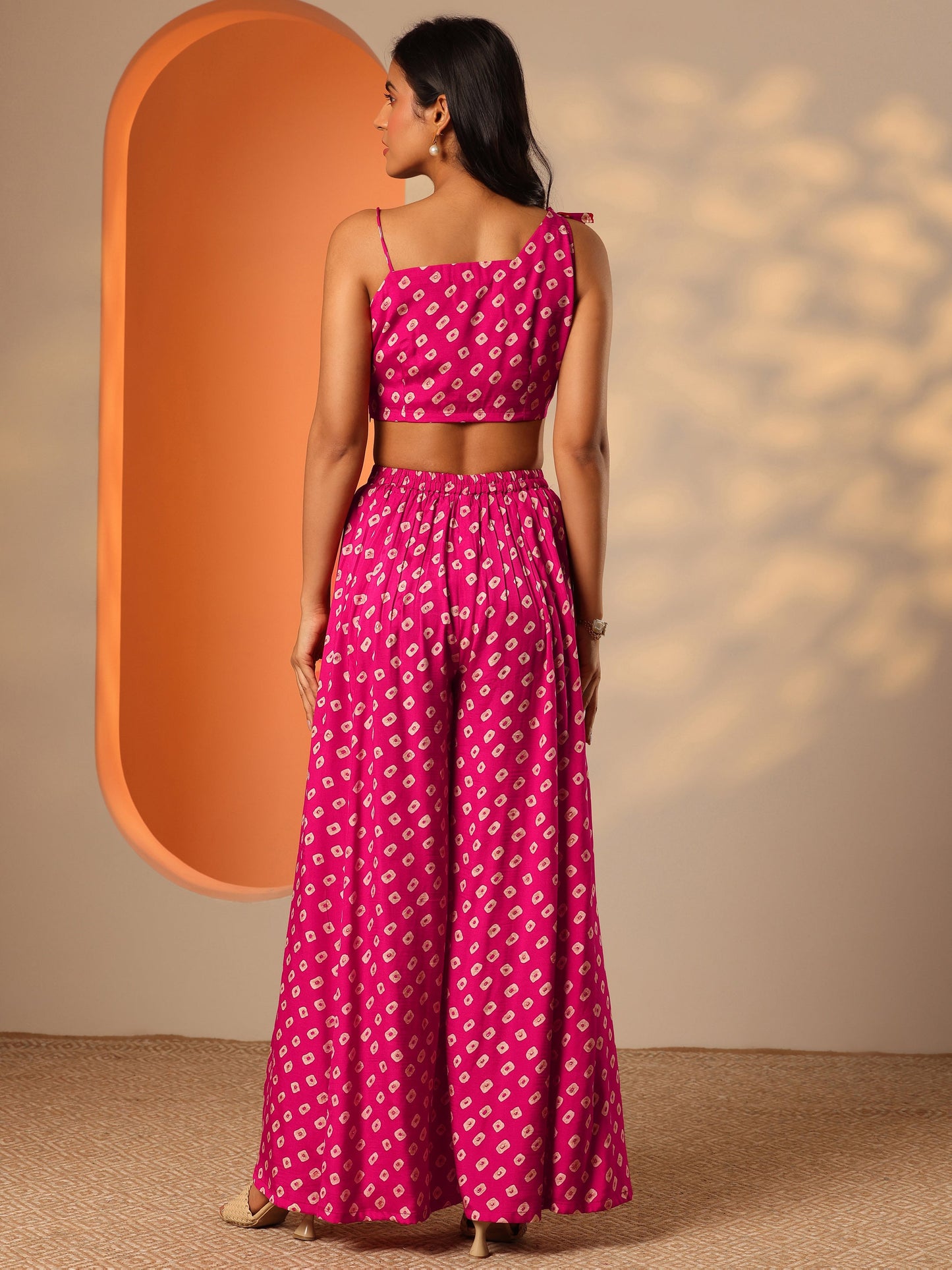 Pink Printed Rayon Co-Ord Sets