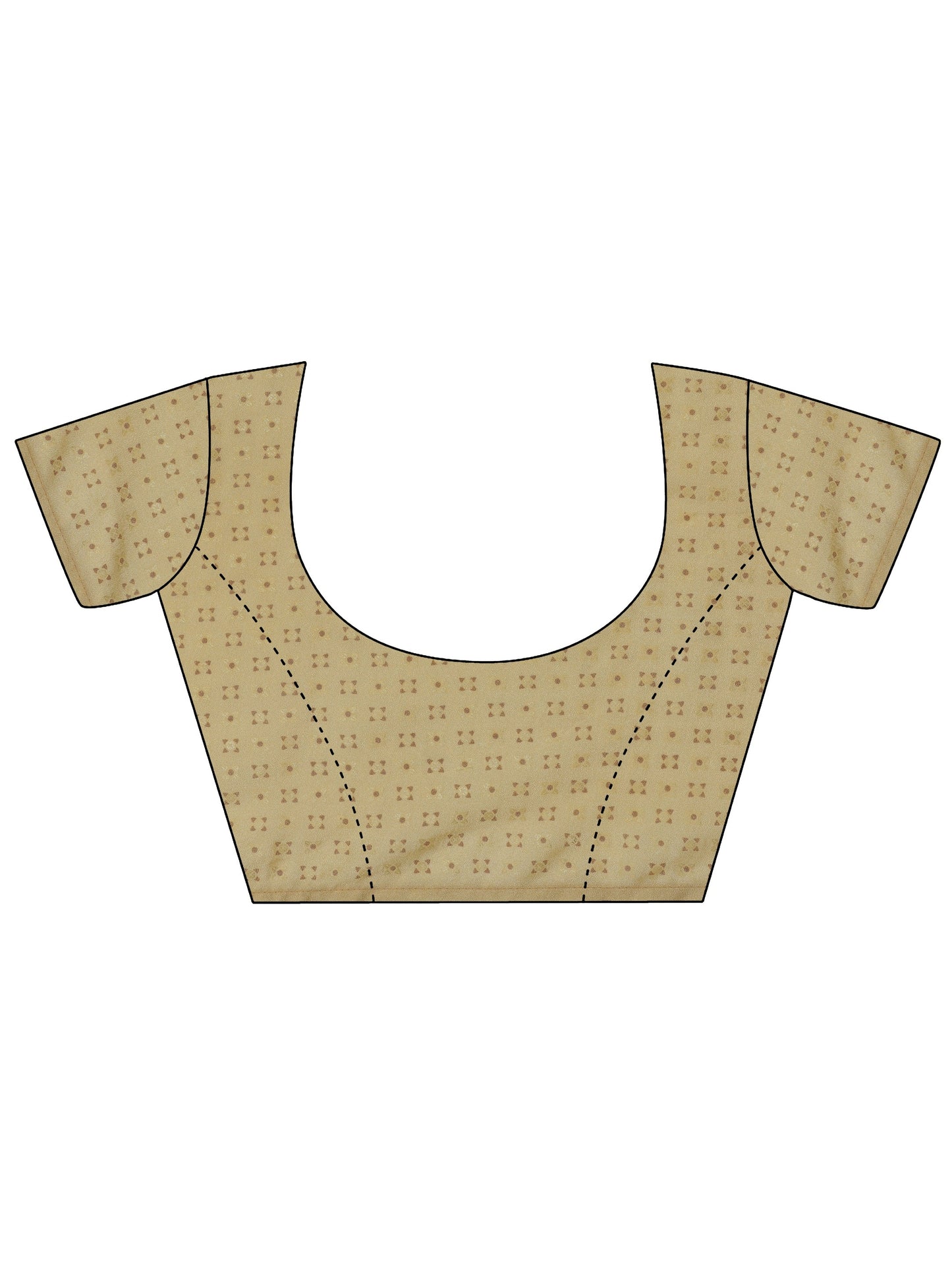 Yellow Printed Georgette Saree With Unstitched Blouse Piece