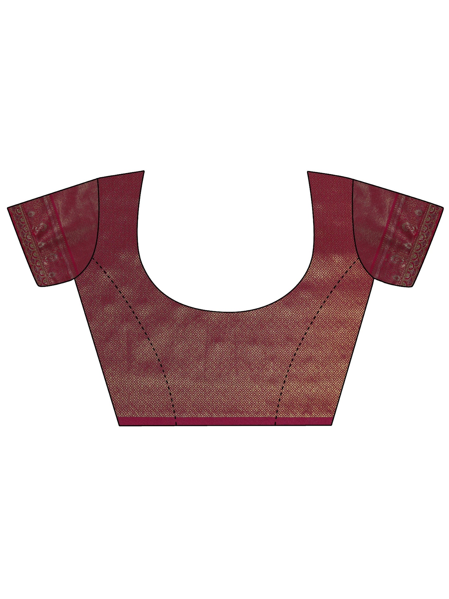 Green Woven Design Silk Blend Saree With Unstitched Blouse Piece