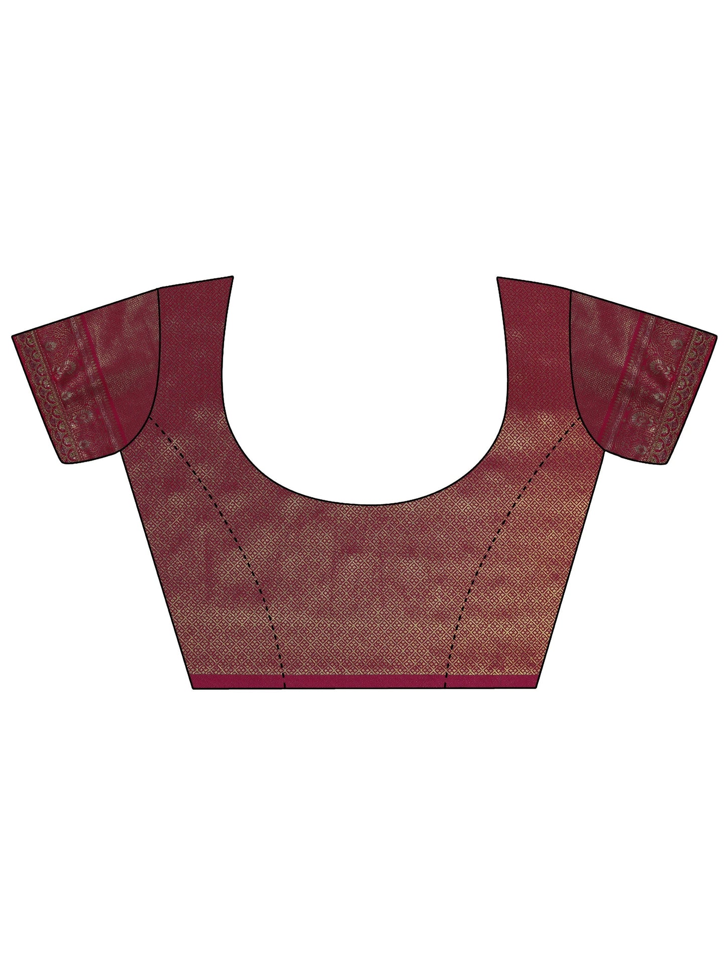 Green Woven Design Silk Blend Saree With Unstitched Blouse Piece