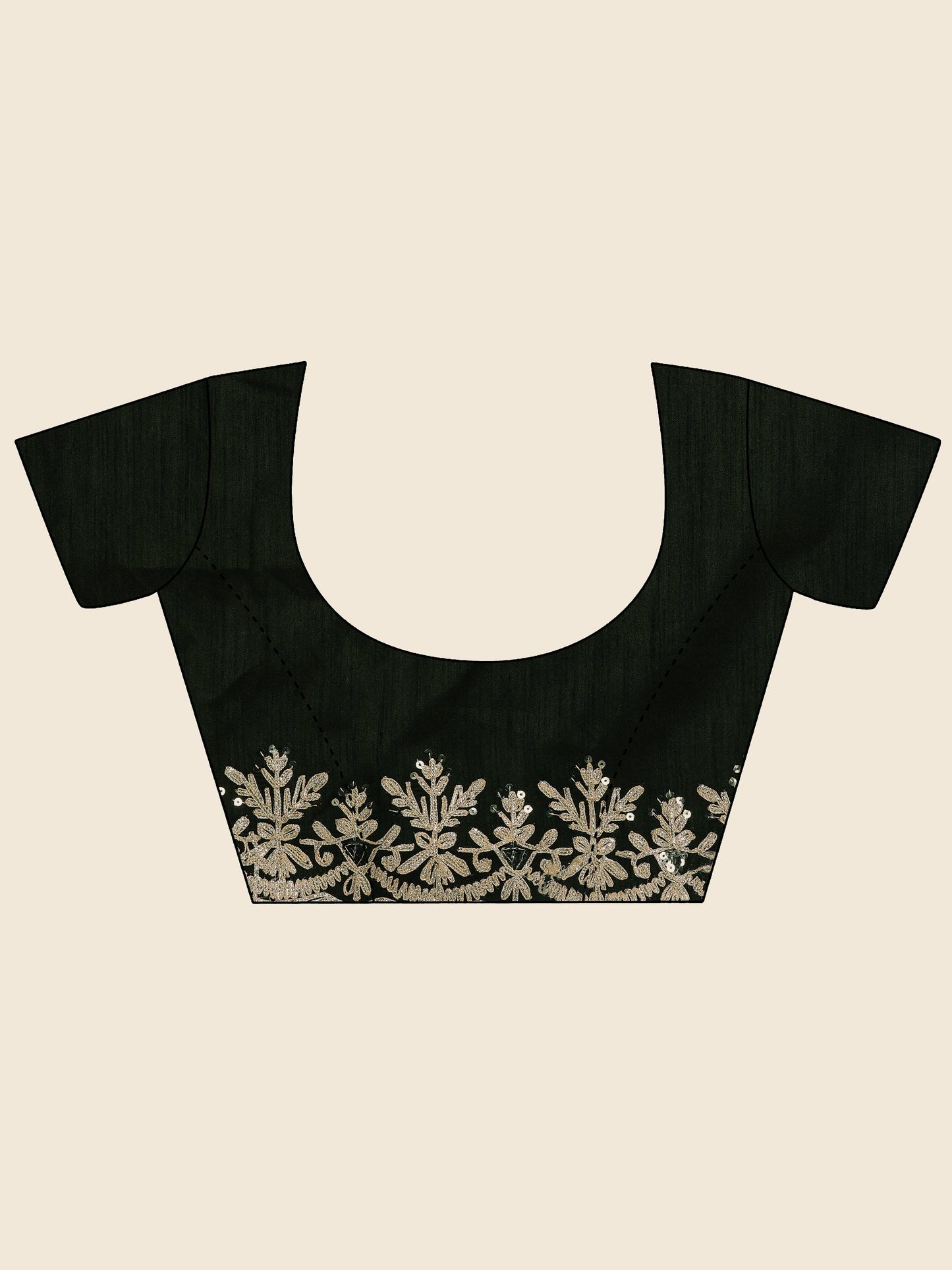 Yellow Embroidered Organza Saree With Unstitched Blouse Piece