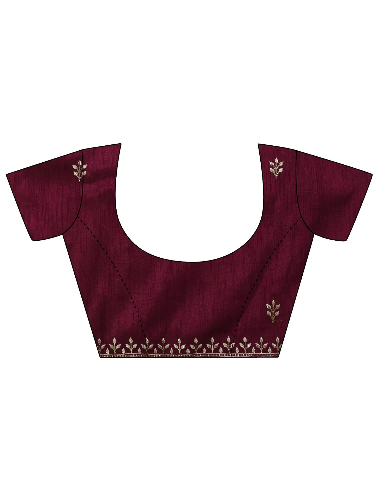 Pink Embroidered Organza Saree With Unstitched Blouse Piece