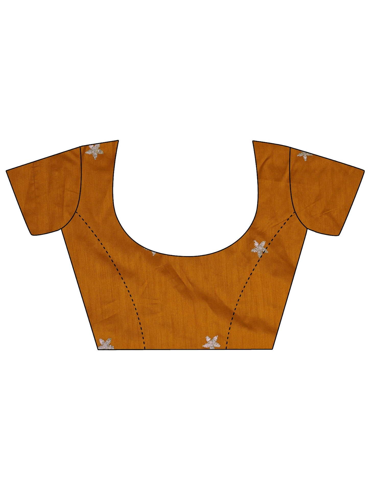 Yellow Embellished Crepe Saree With Unstitched Blouse Piece