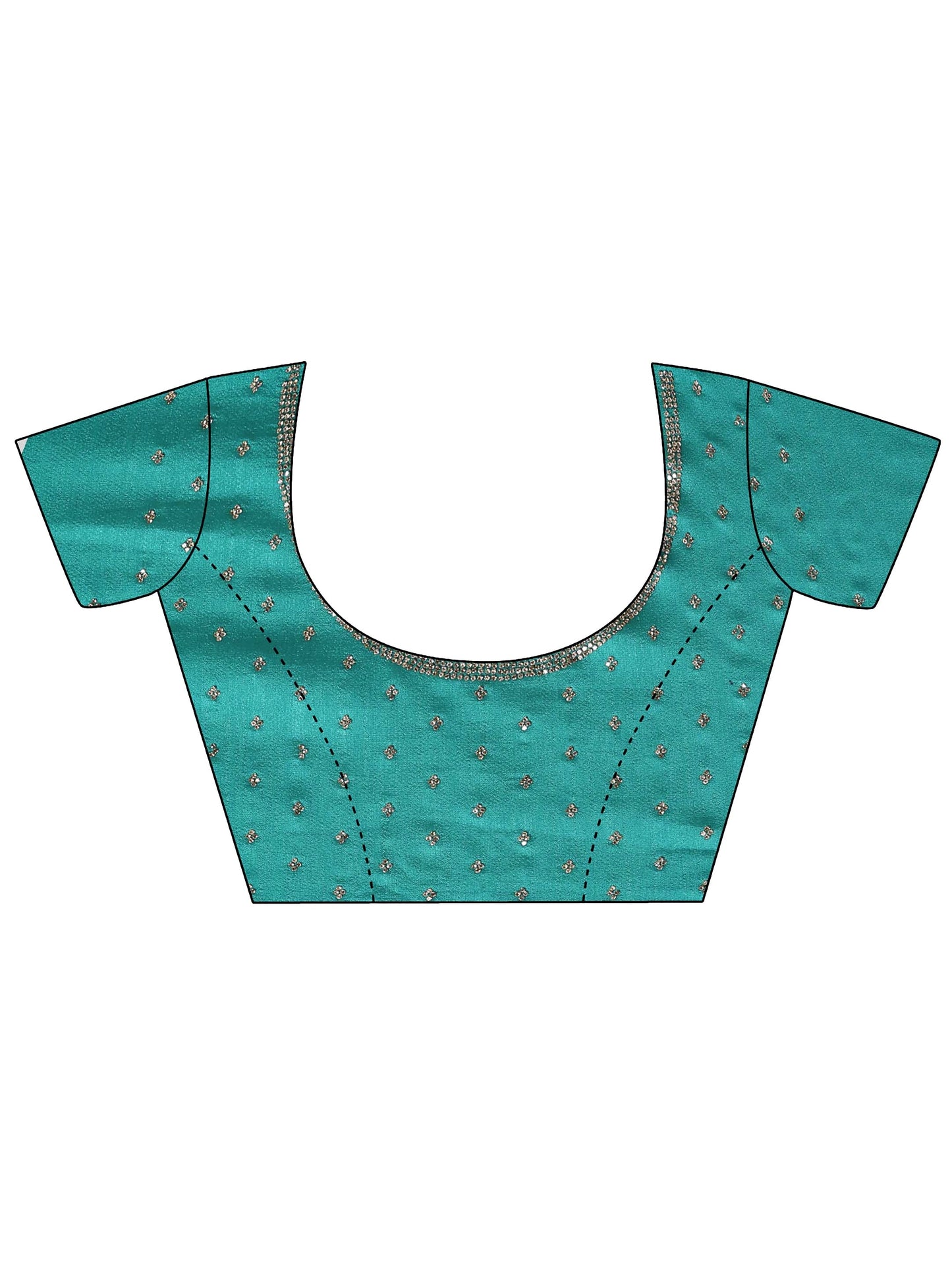 Pink Solid Silk Blend Saree With Unstitched Blouse Piece