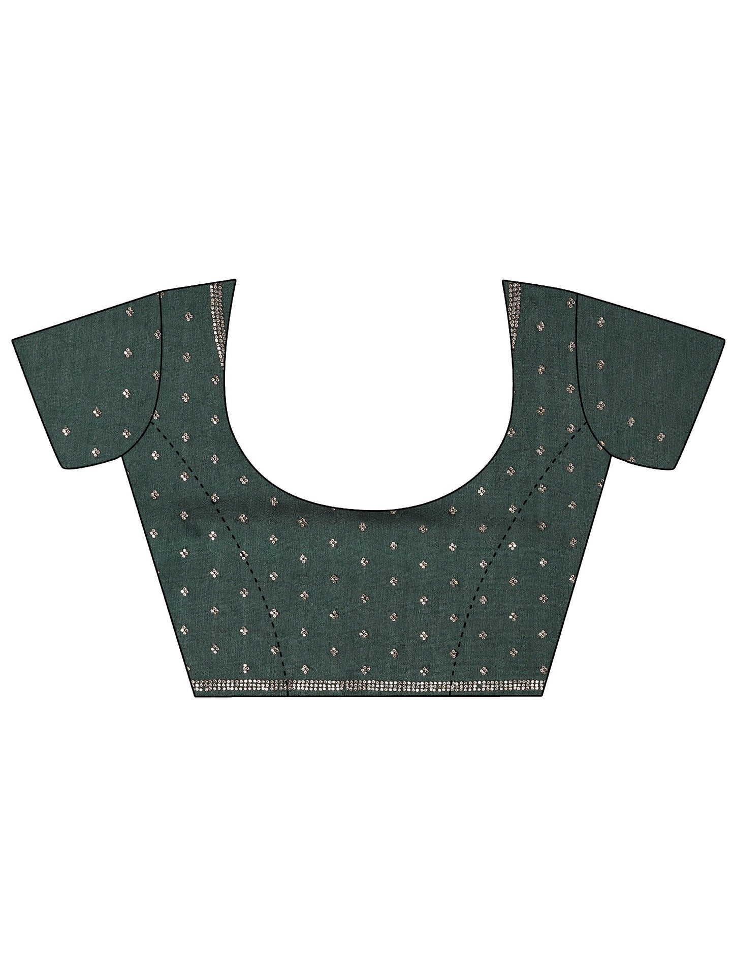 Burgundy Solid Silk Blend Saree With Unstitched Blouse Piece