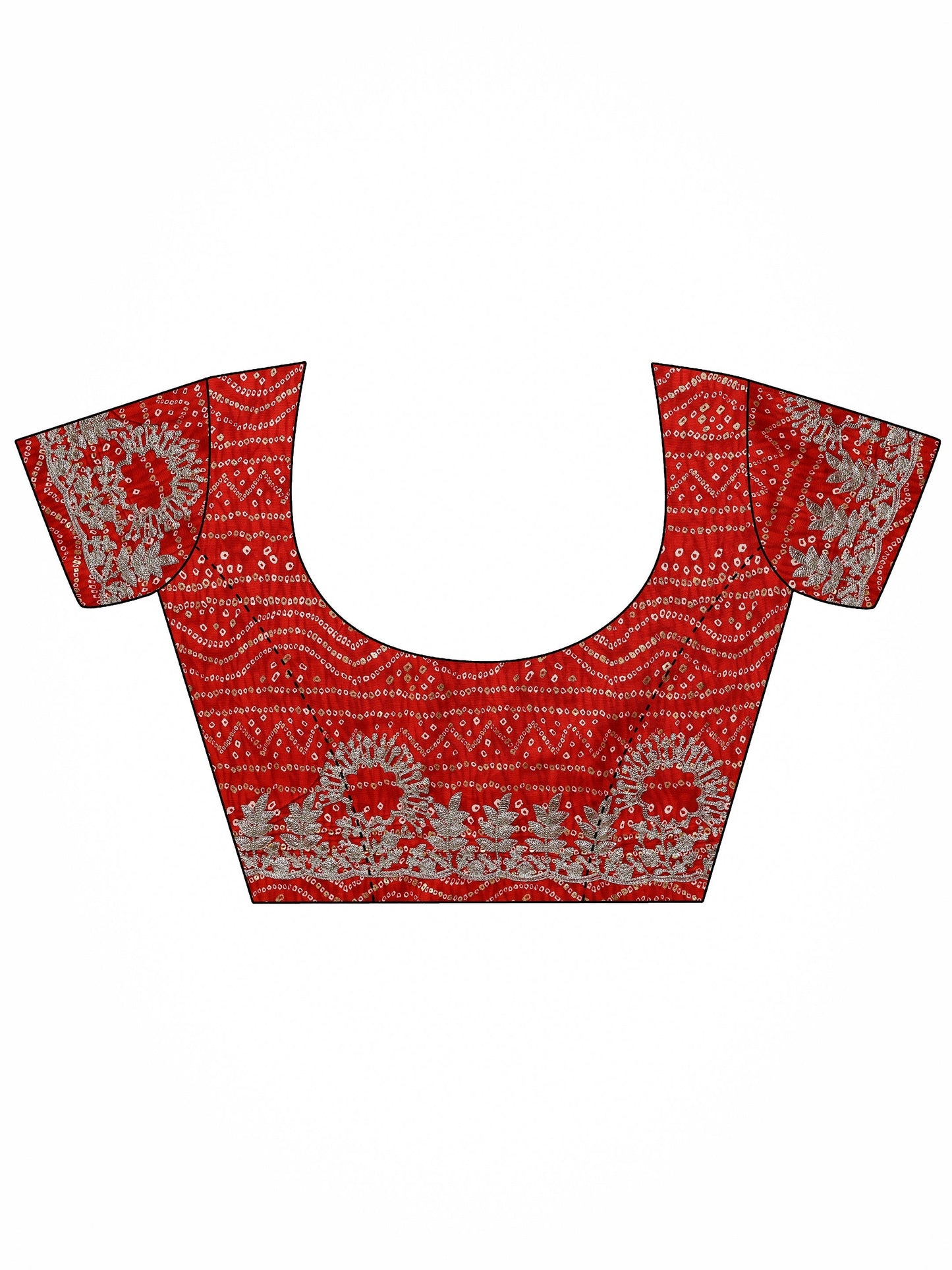 Yellow Embroidered Organza Saree With Unstitched Blouse Piece