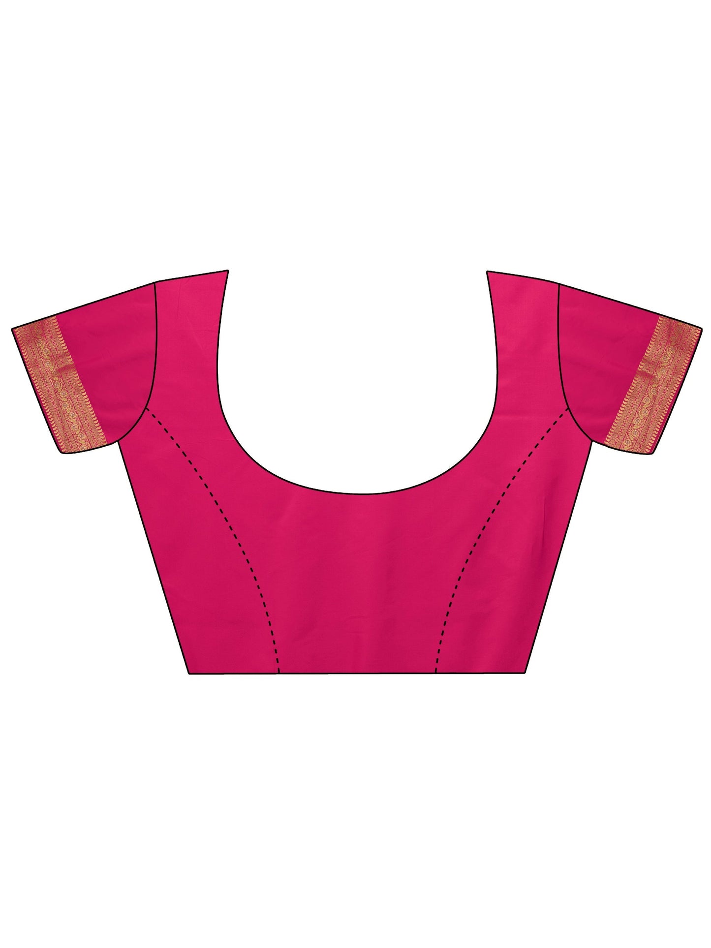 Orange Woven Design Banarasi Silk Blend Saree With Unstitched Blouse Piece