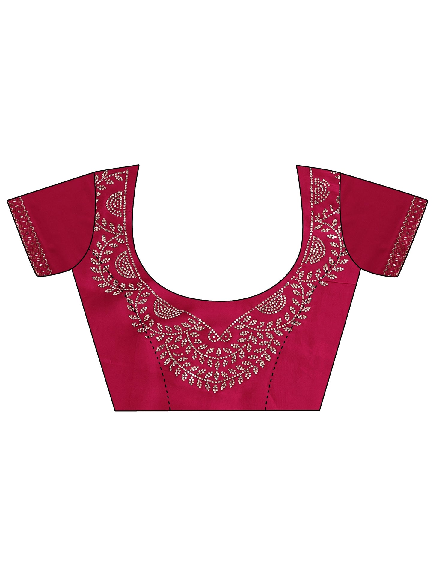 Mustard Embellished Crepe Saree With Unstitched Blouse Piece