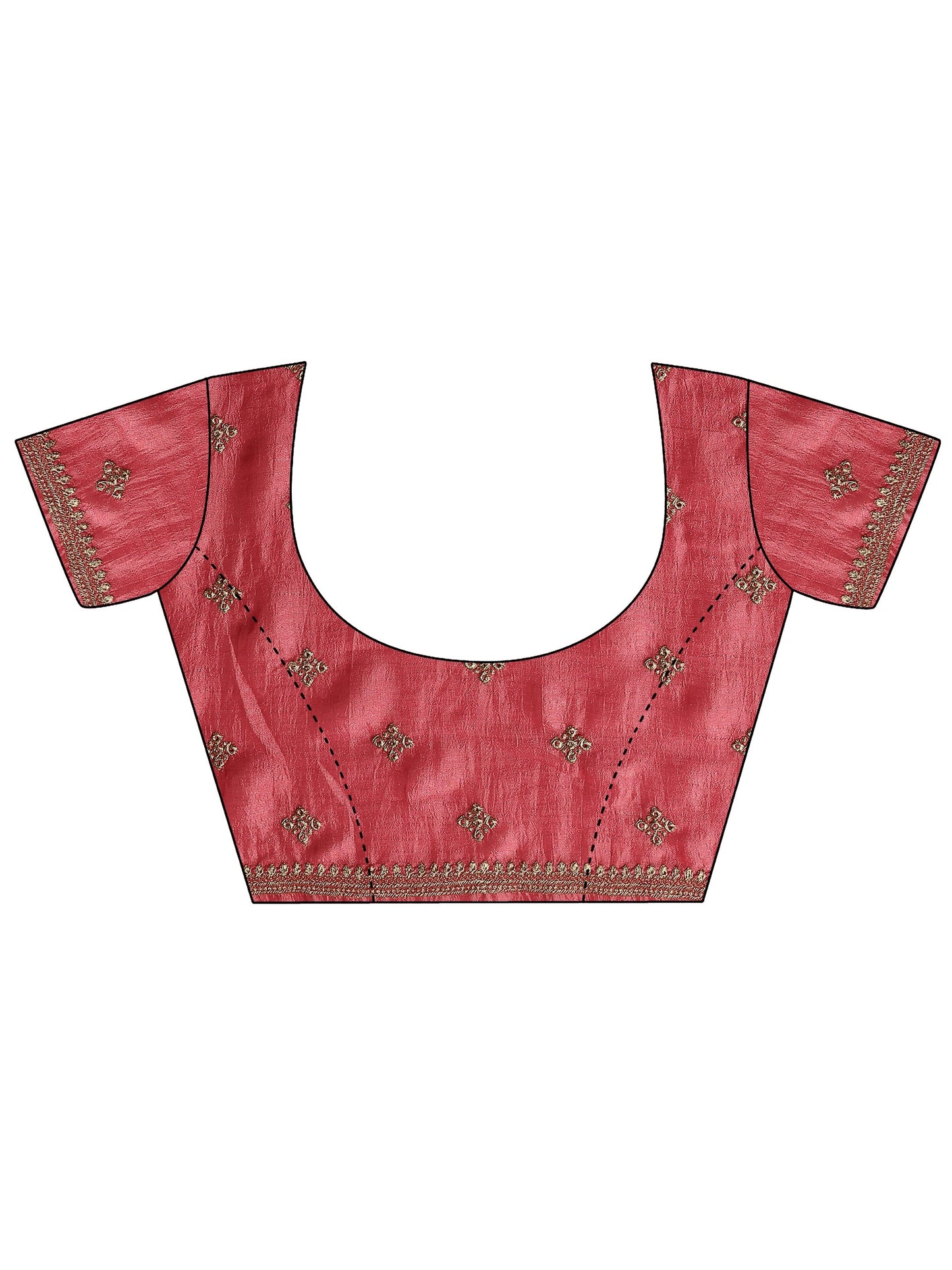 Green Embellished Silk Blend Sarees With Unstitched Blouse Piece