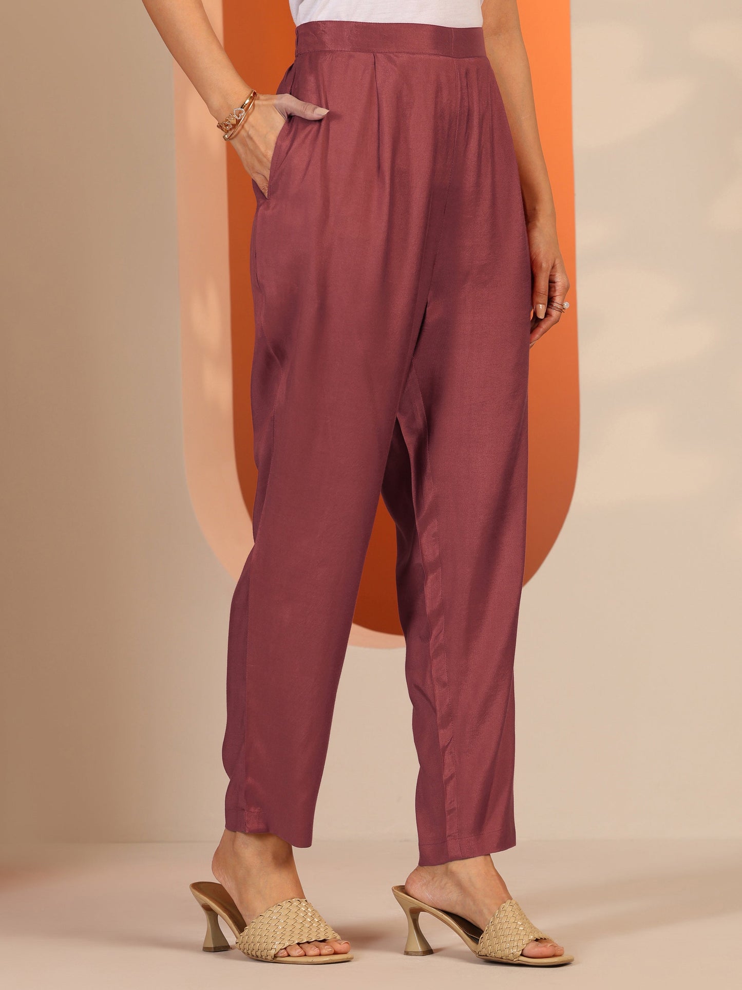 Pink Printed Muslin Straight Suit Set With Dupatta