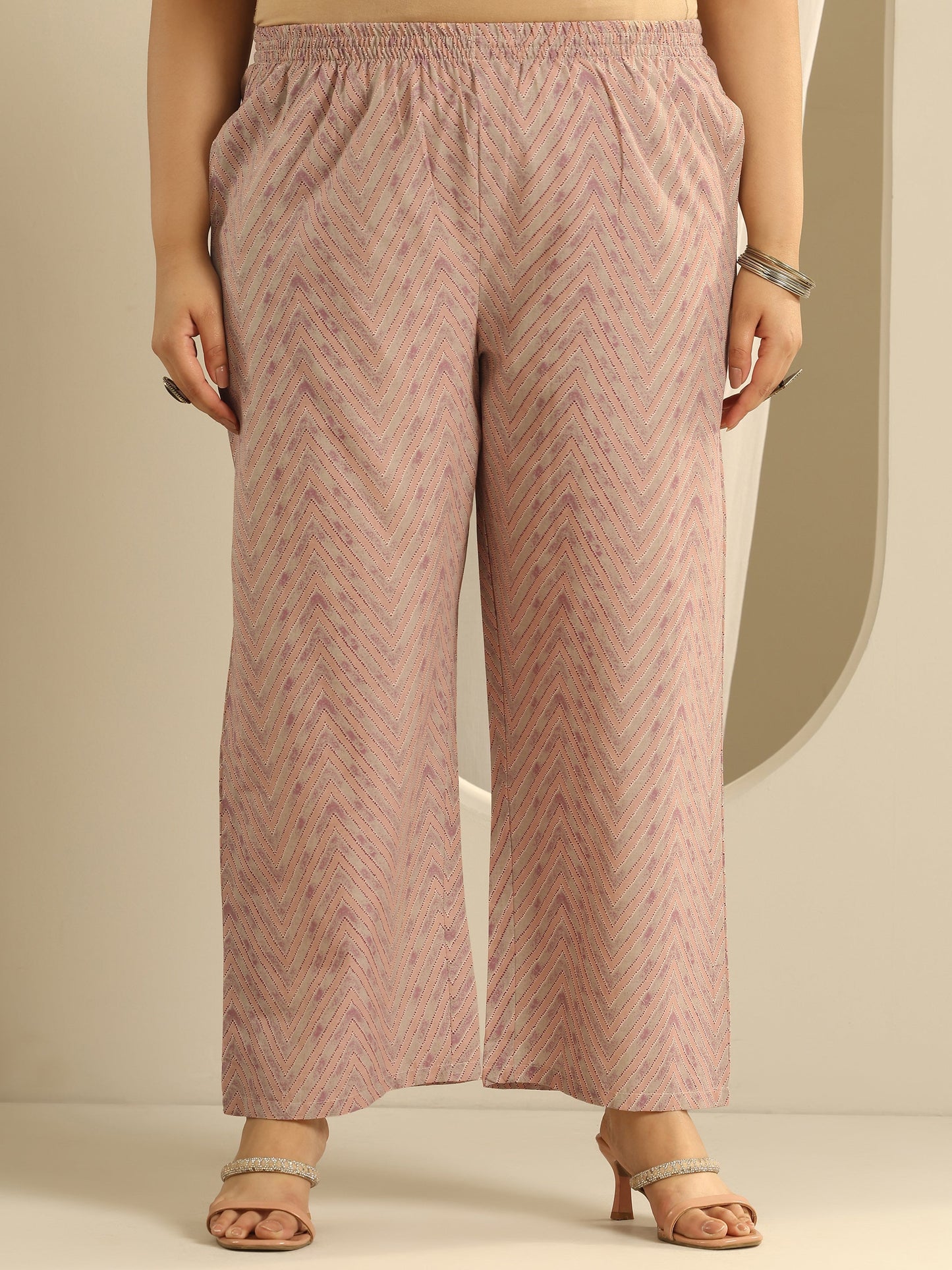 Plus Size Off White Floral Printed Cotton Straight Suit Set With Dupatta