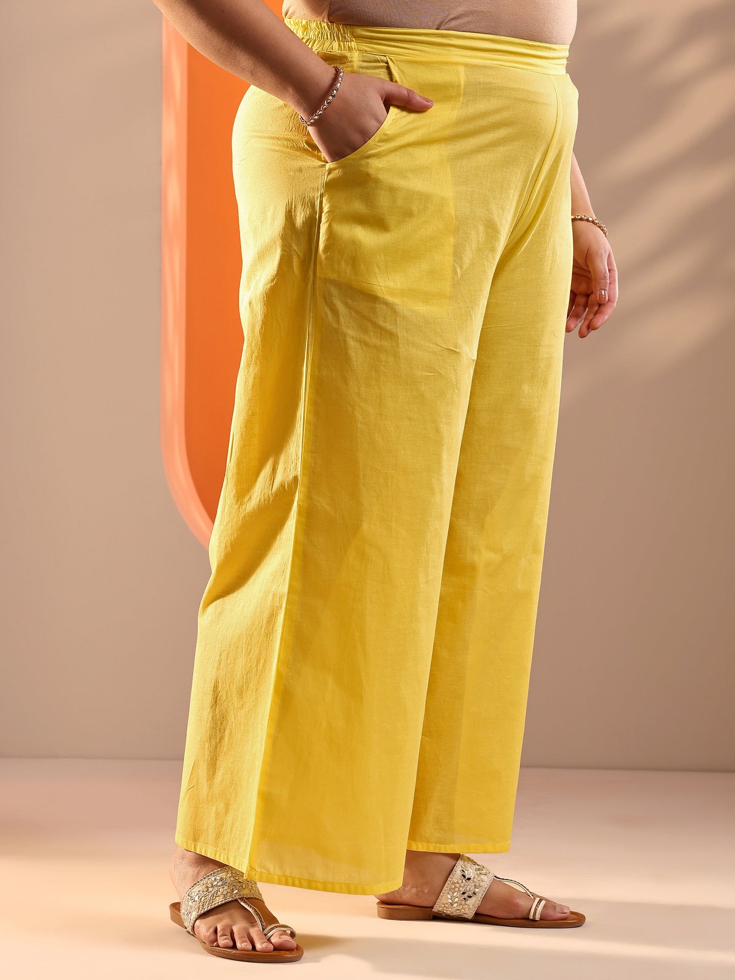 Plus Size Yellow Printed Rayon Straight Suit Set With Dupatta