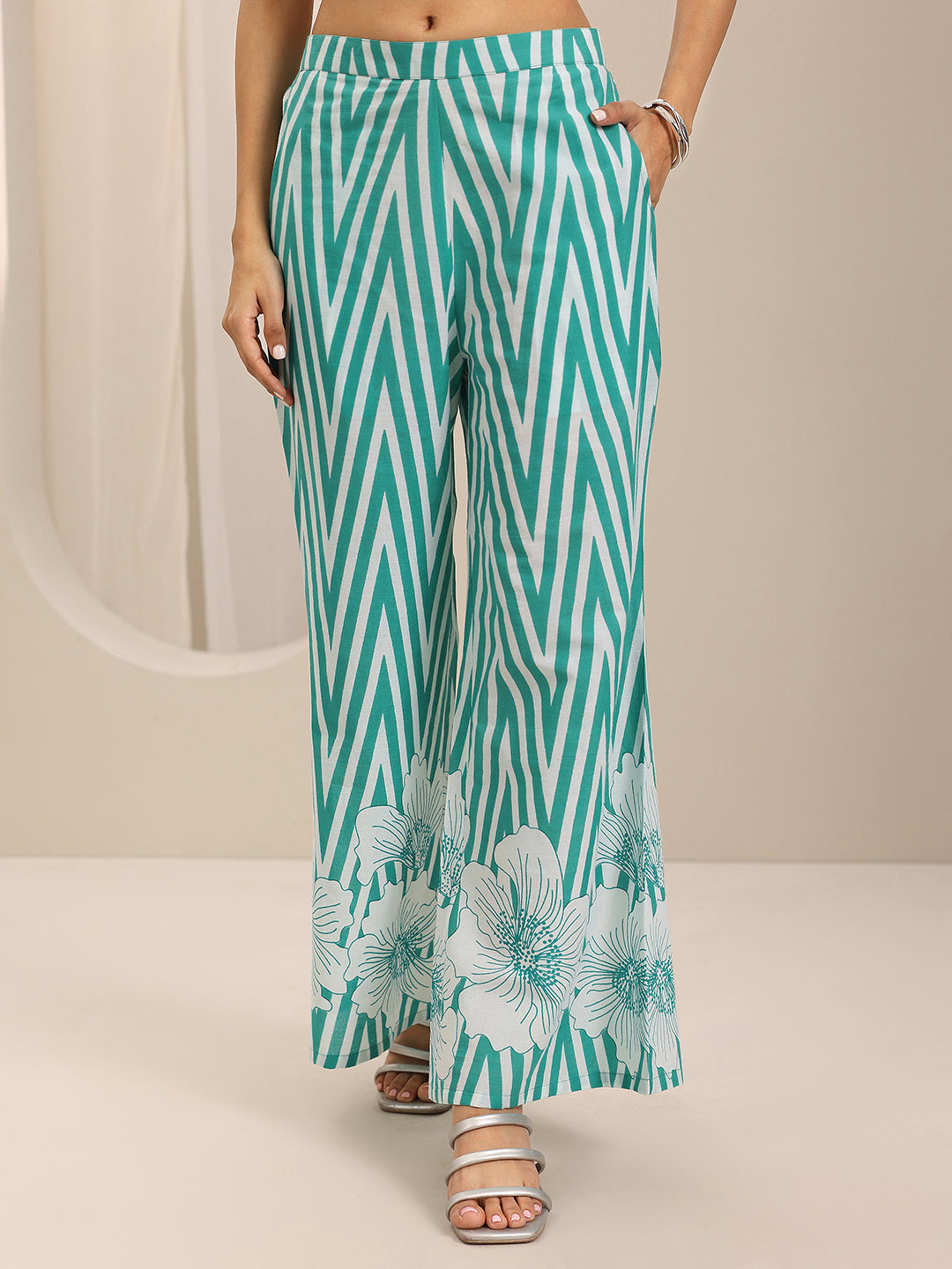 Blue Printed Cotton Co-Ord Sets