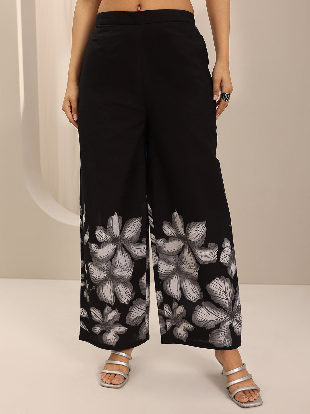 Black Printed Cotton Co-Ord Sets