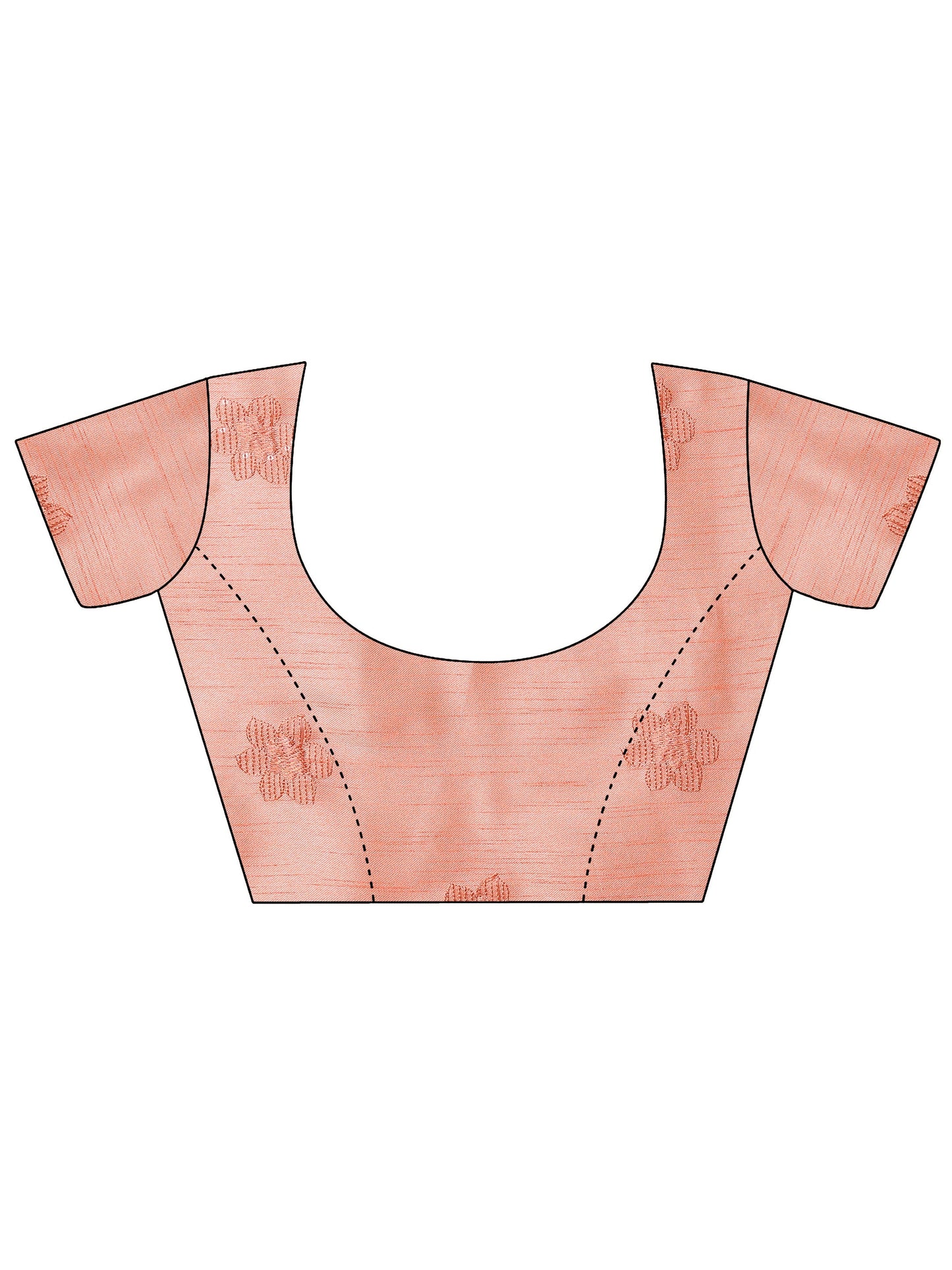 Pink Embroidered Organza Saree With Unstitched Blouse Piece