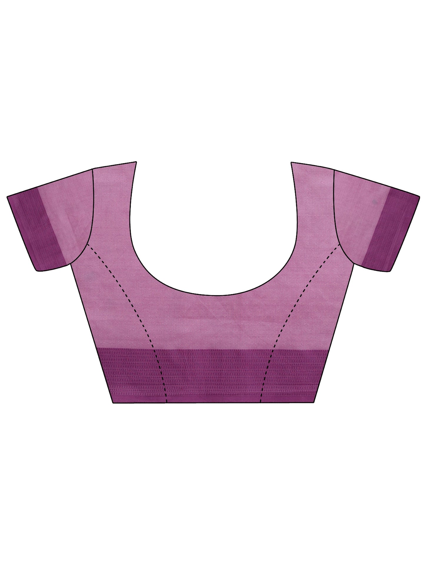 Mauve Embroidered Organza Saree With Unstitched Blouse Piece