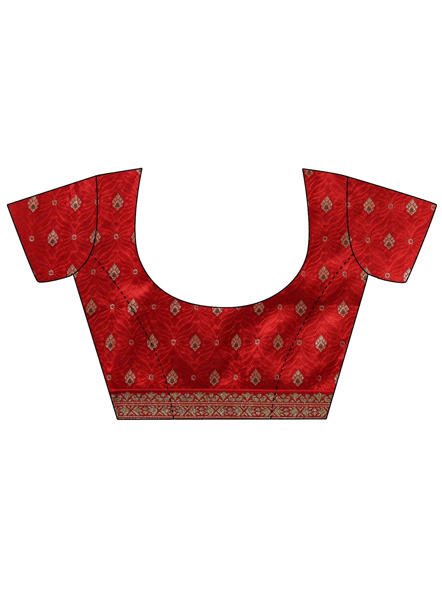 Yellow Bandhani Printed Georgette Saree With Unstitched Blouse Piece