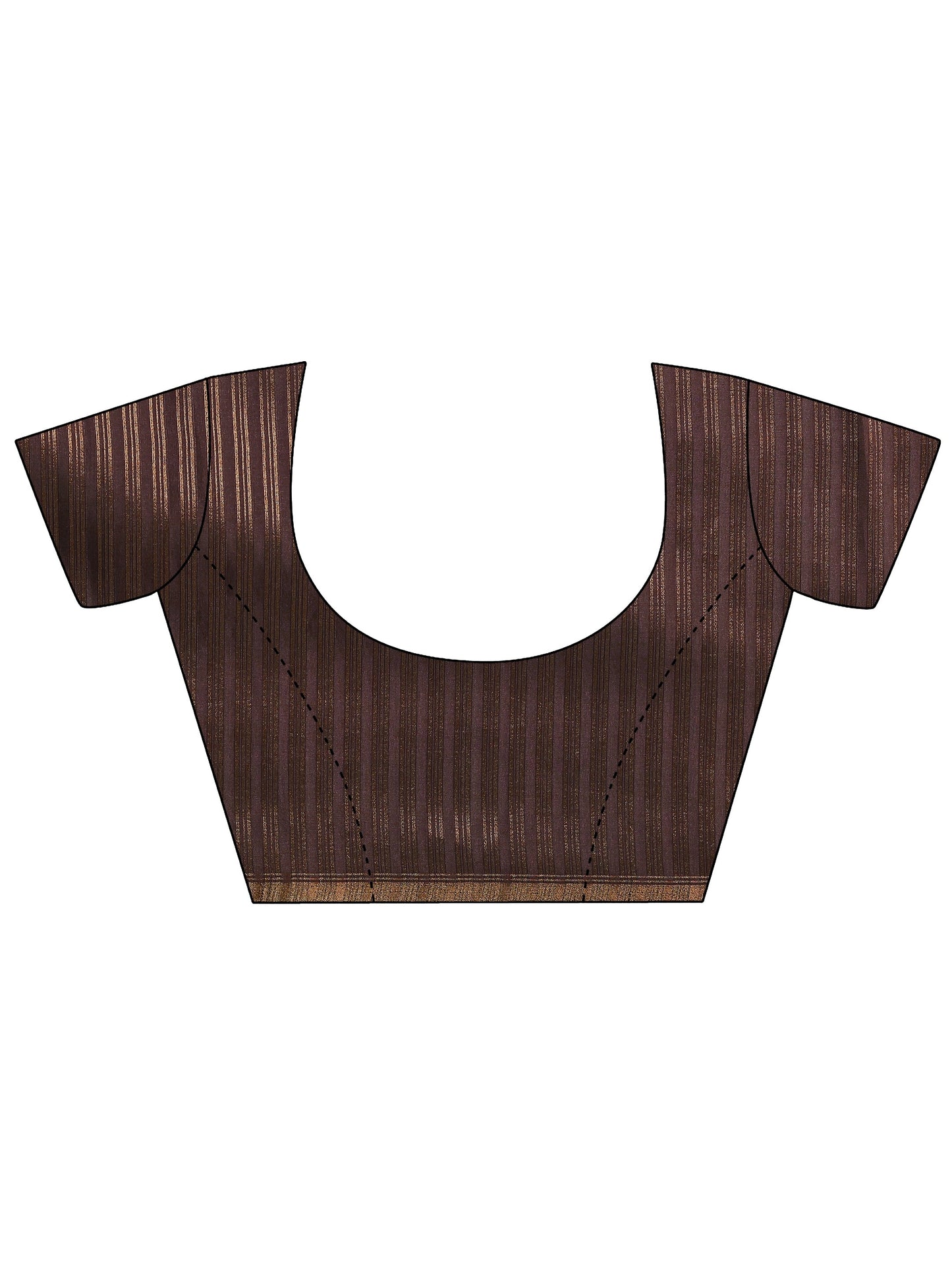 Blue Printed Silk Blend Saree With Unstitched Blouse Piece