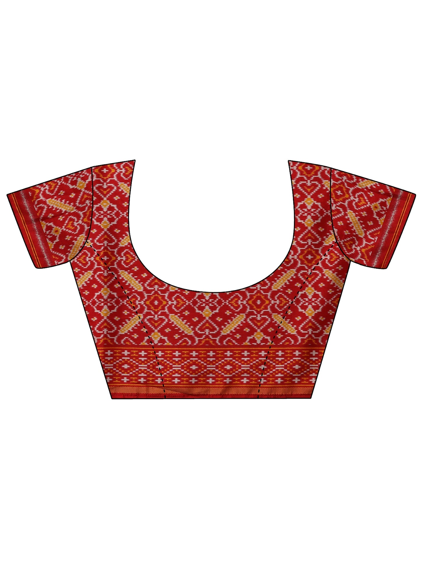 Blue Leheriya Printed Silk Blend Saree With Unstitched Blouse Piece