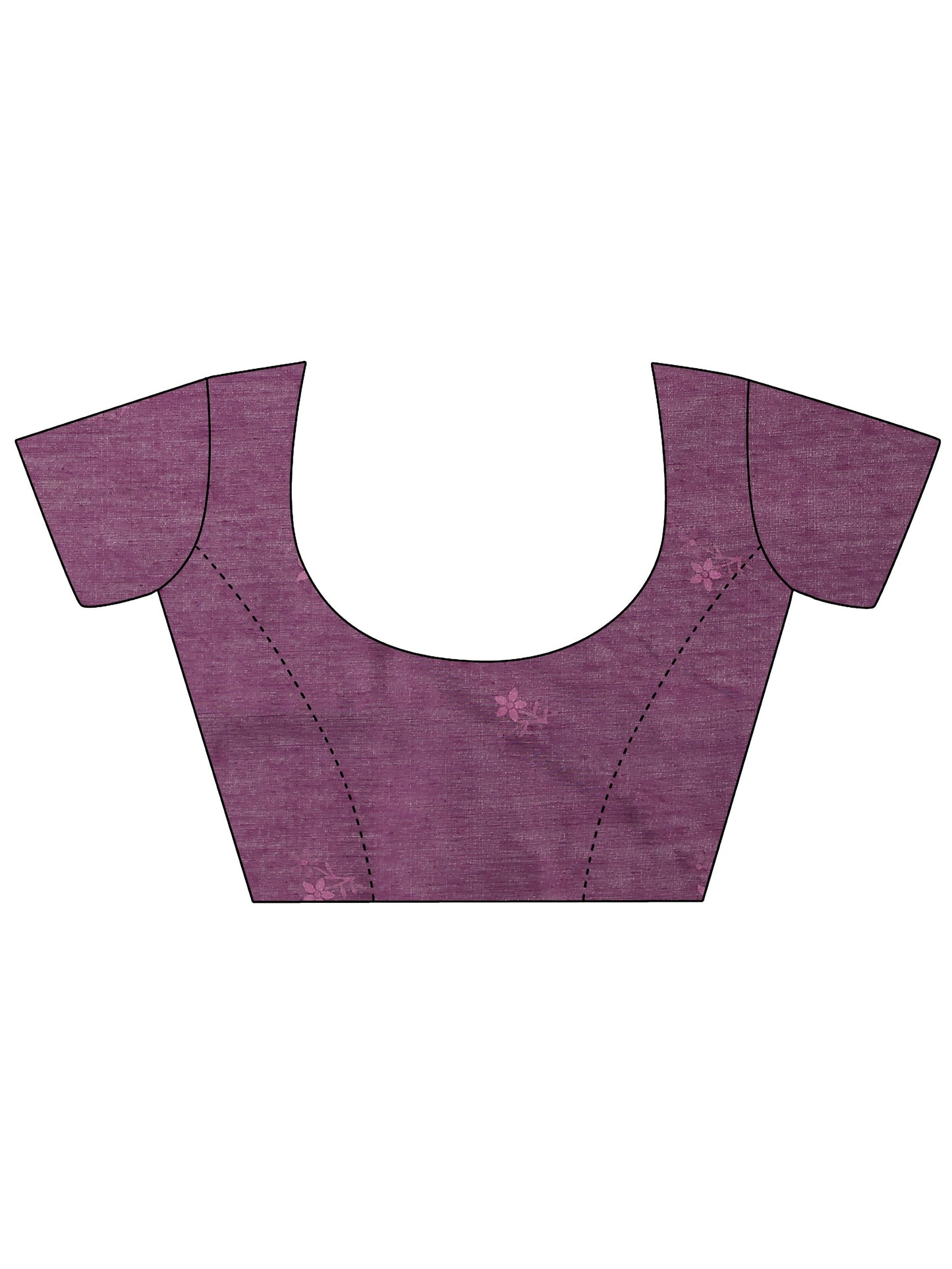 Beige Printed Silk Blend Saree With Unstitched Blouse Piece