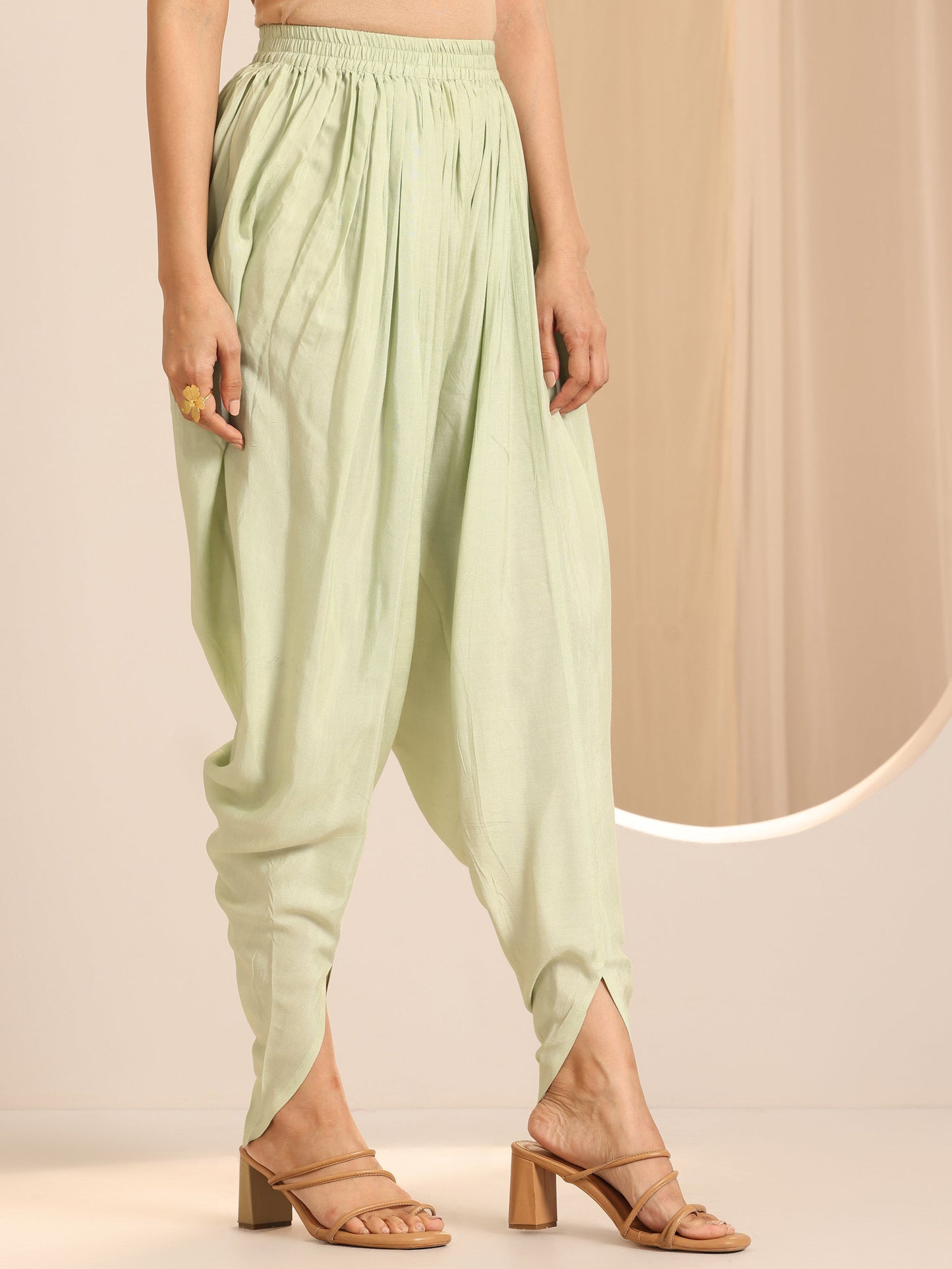 Multi Printed Muslin A-Line Kurta Set