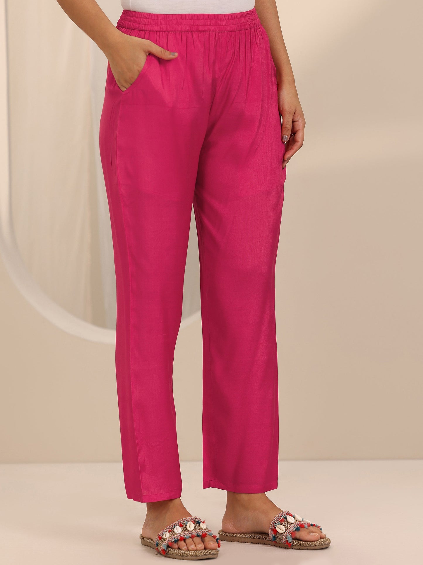 Pink Embroidered Organza Straight Suit Set With Dupatta