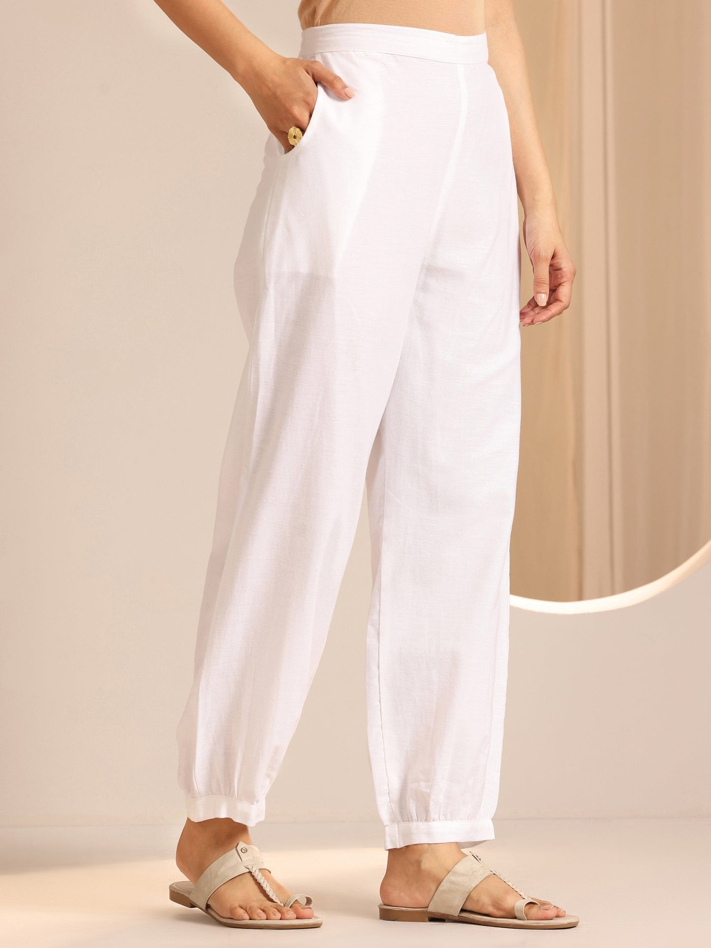 Indigo Printed Silk Blend Straight Suit Sets With Dupatta