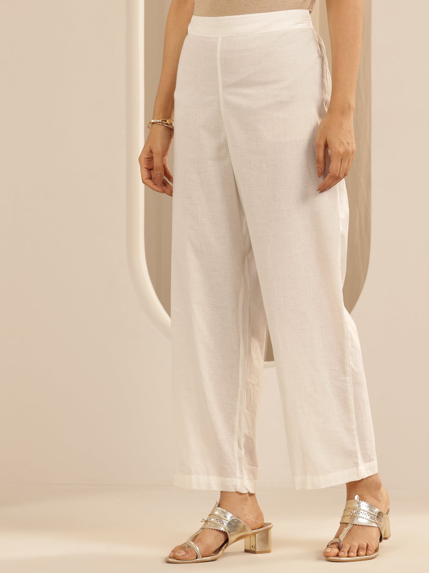 Green Printed Cotton Straight Suit Set With Dupatta